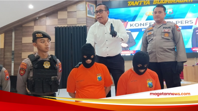 Tersangka Penggelapan Dana Nasabah  MSI berhasil diringkus Satreskrim Polres Magetan