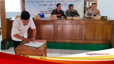 Desa Krowe Tetapkan Perubahan Kedua APBDes Tahun 2025