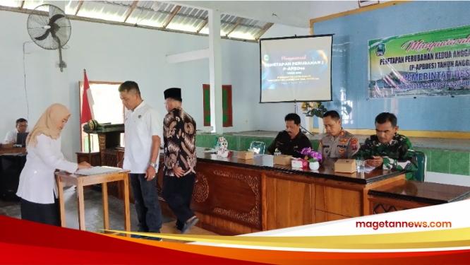 Desa Pupus Tetapkan Perubahan Kedua APBDes Tahun 2025