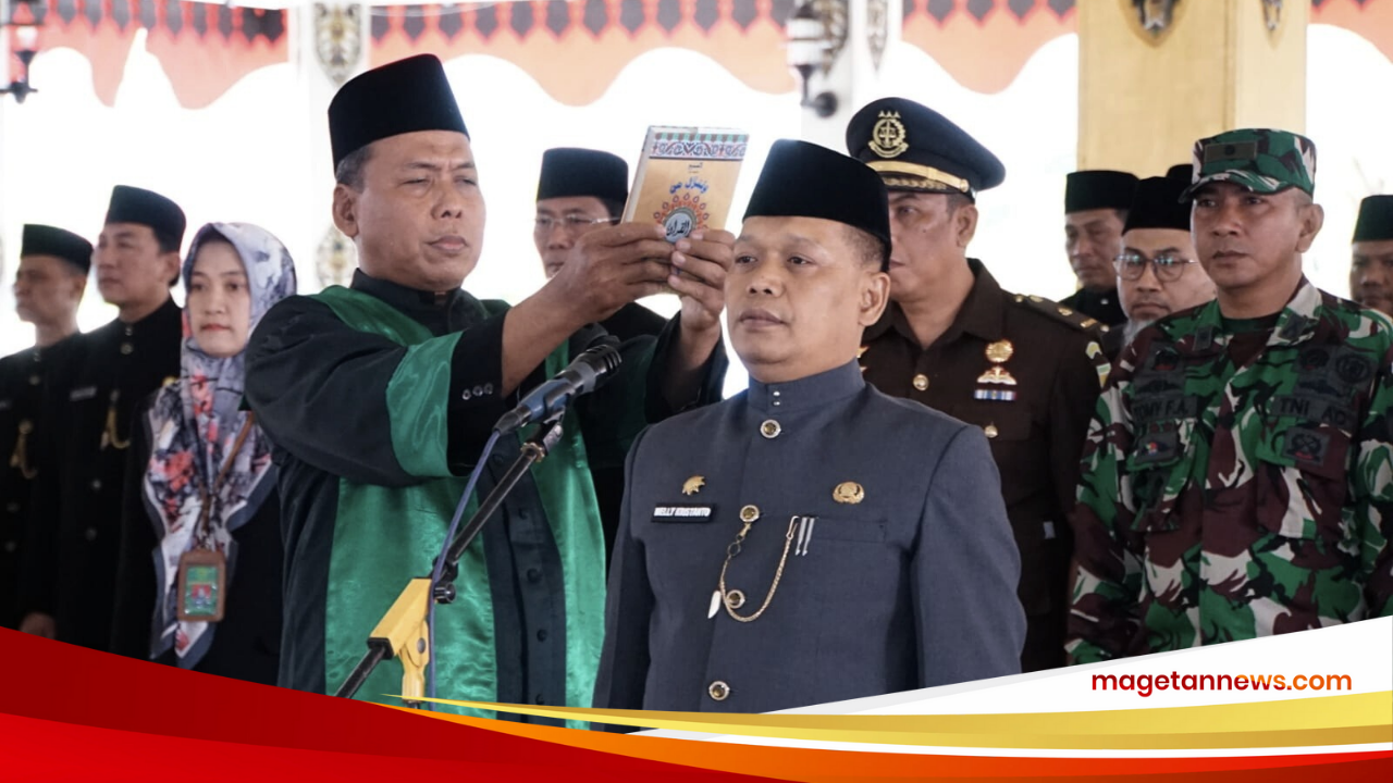Bupati Magetan Resmi Lantik Welly Kristanto sebagai Sekda